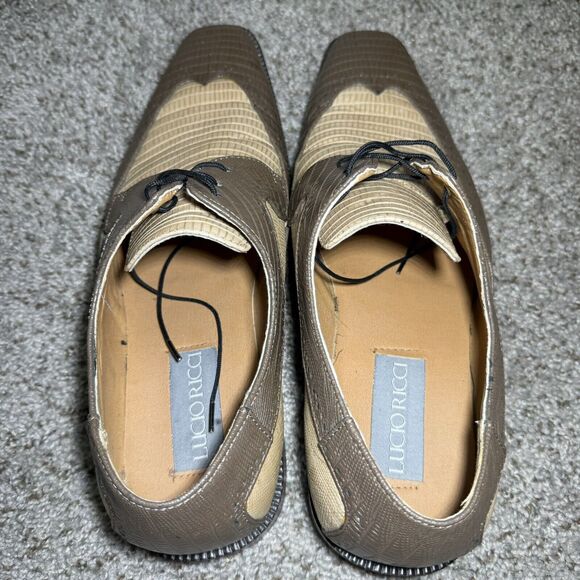 LUCIO RICCI "OXFORD"  DRESS CASUAL SHOES SIZE 12M - Picture 9 of 10